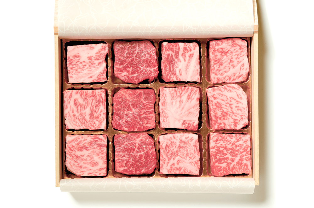 ≪精肉あづま≫山形県産銘柄和牛「手ノ子牛」 4種のカットステーキ食べ比べセット