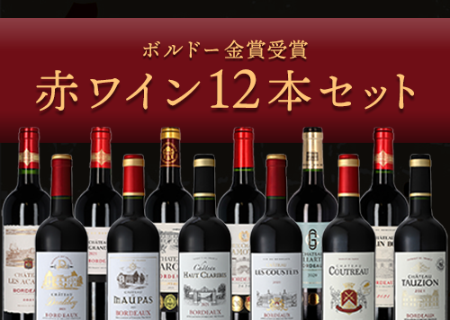 ボルドー金賞受賞 赤ワイン12本セット