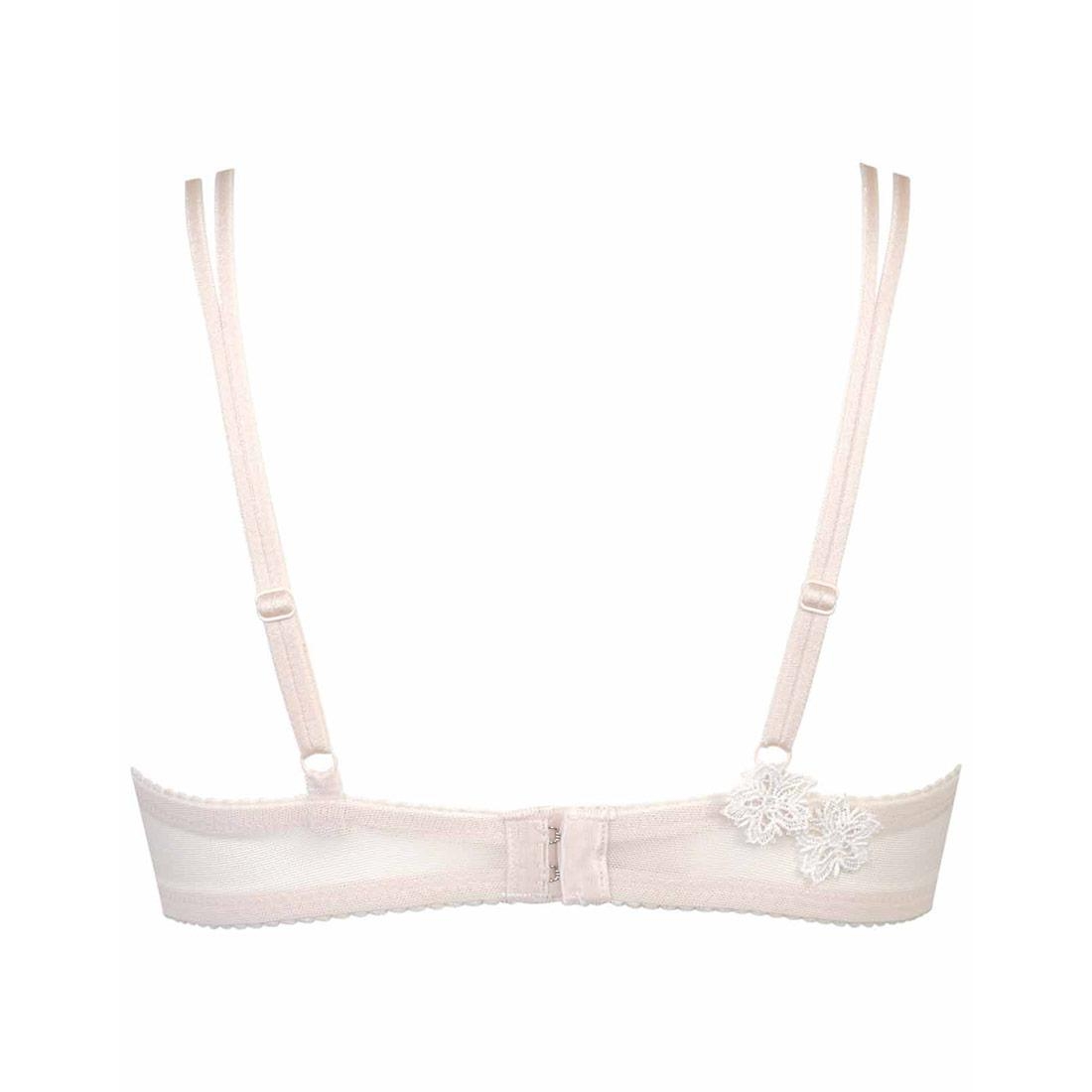 リボンブラ 胸もとフィットながもち 3／4カツプ（BXD409