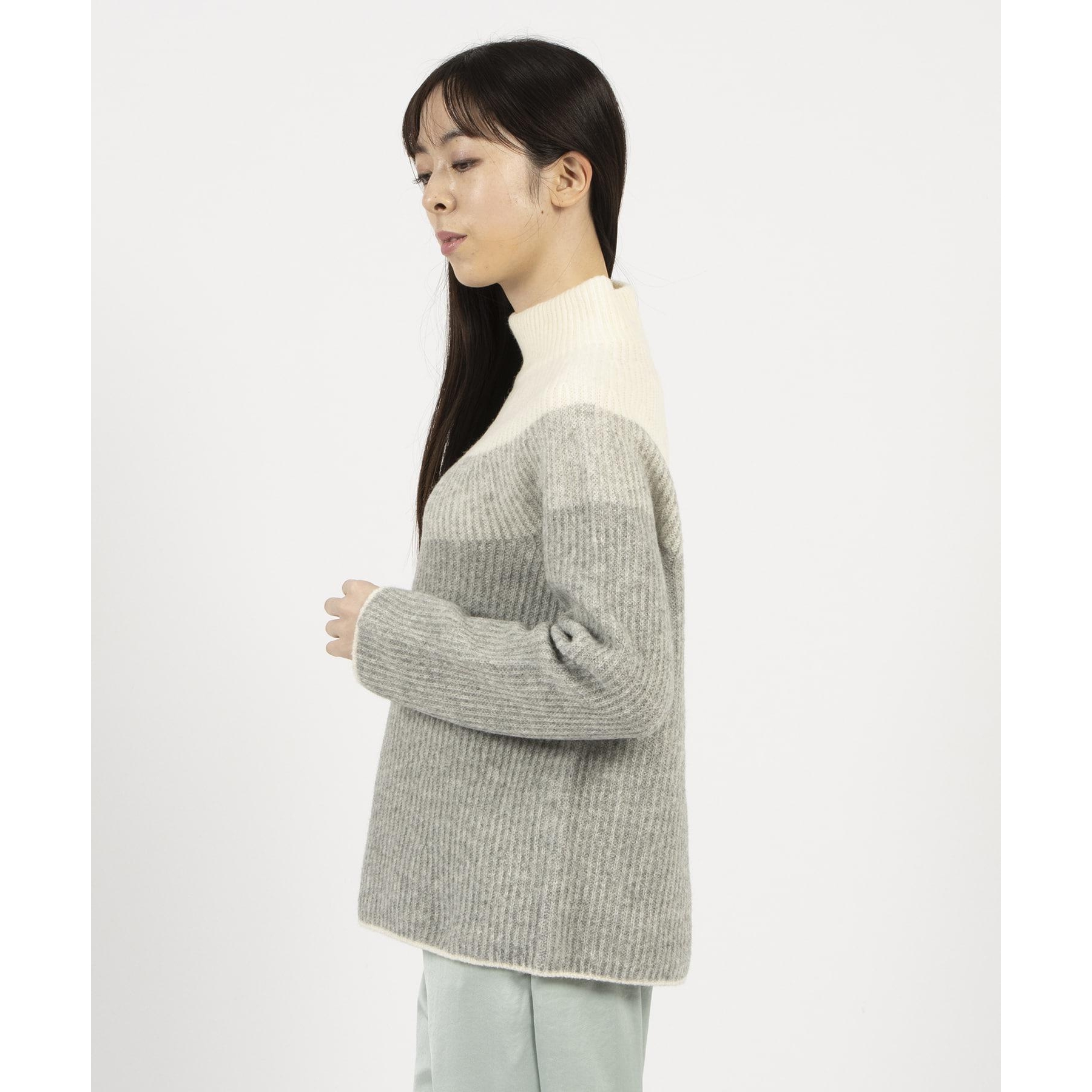 Chloe クロエ ニットポンチョ ケーブル ハイネック アルパカ ウール