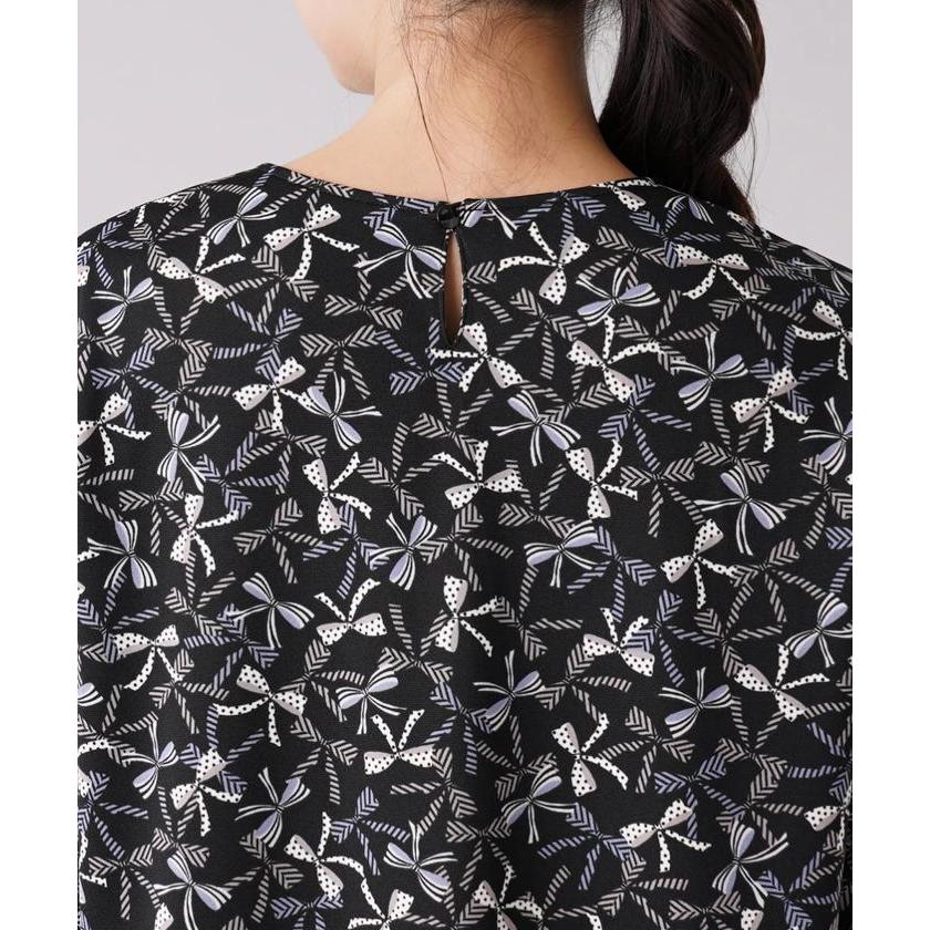 リボン柄 カットソー tricot COMME des GARCONS - トリコ コム