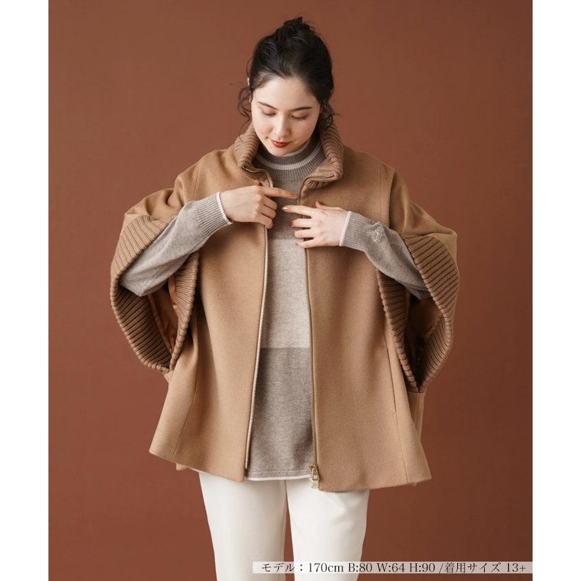 レリアン ニットマントコート ポンチョ ニットマント | レリアン