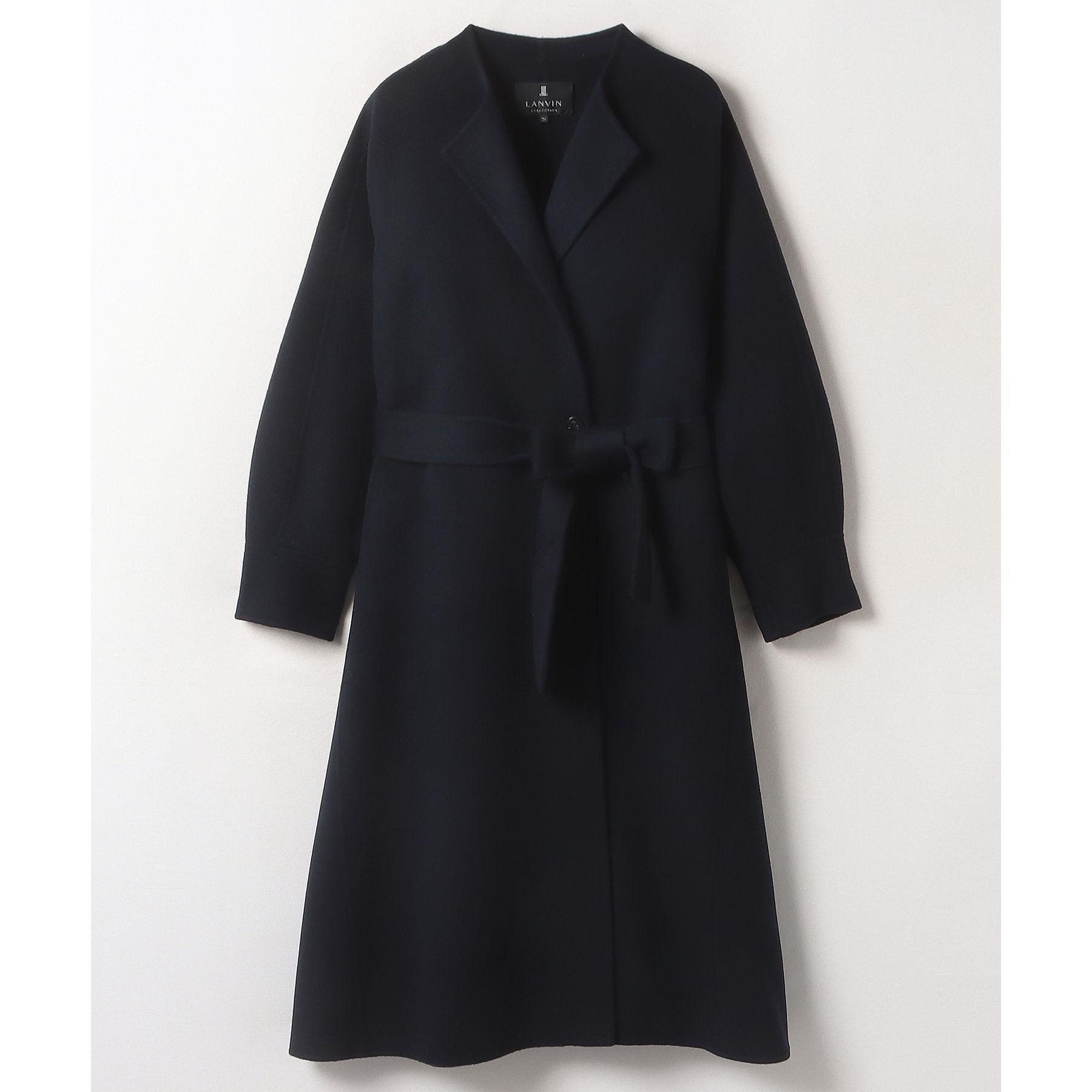 最高級/専用袋付き】LANVIN COLLECTION アンゴラ混ロングコート