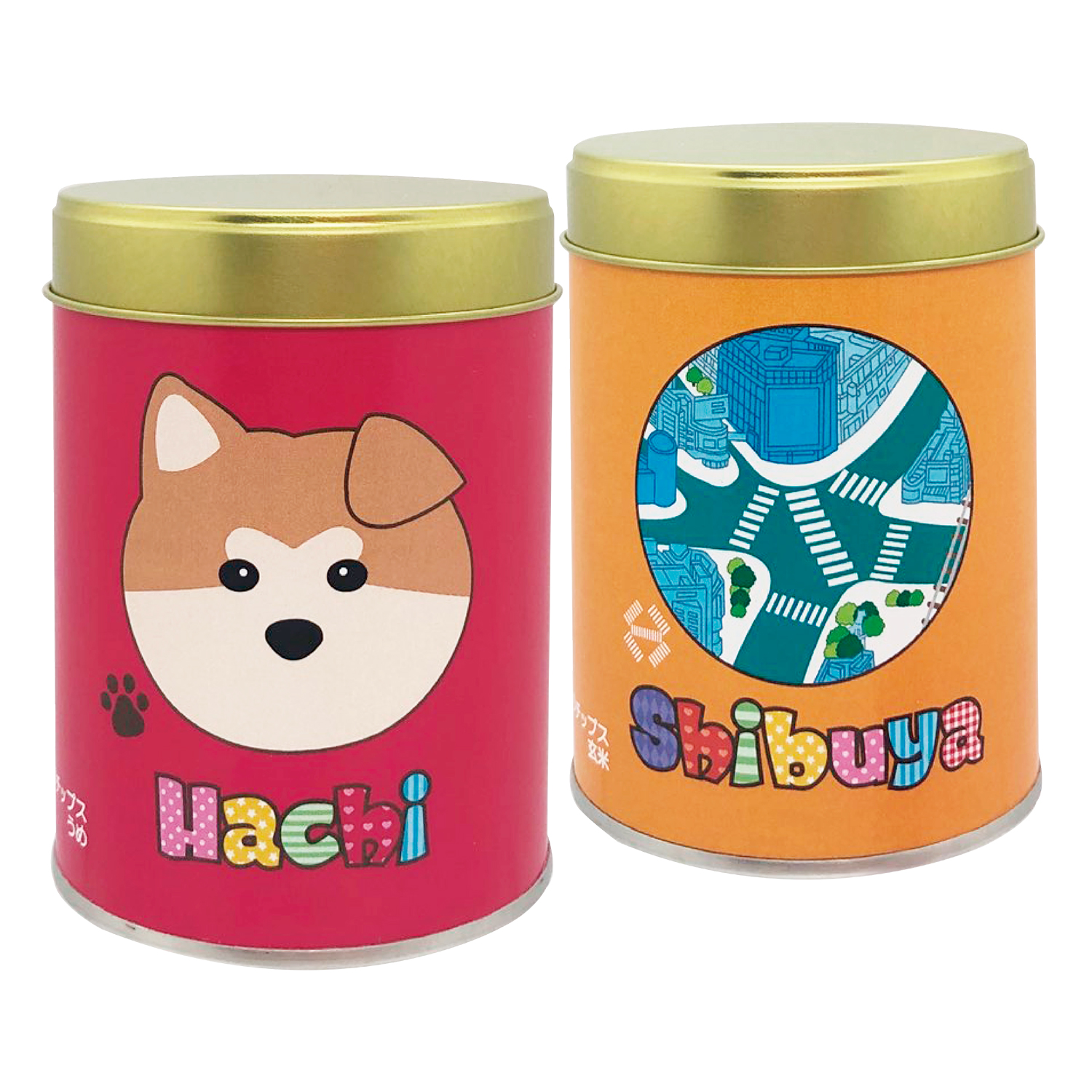 ≪山本海苔店≫［渋谷地区限定］のりチップス2缶セット（Hachi＆Shibuya）