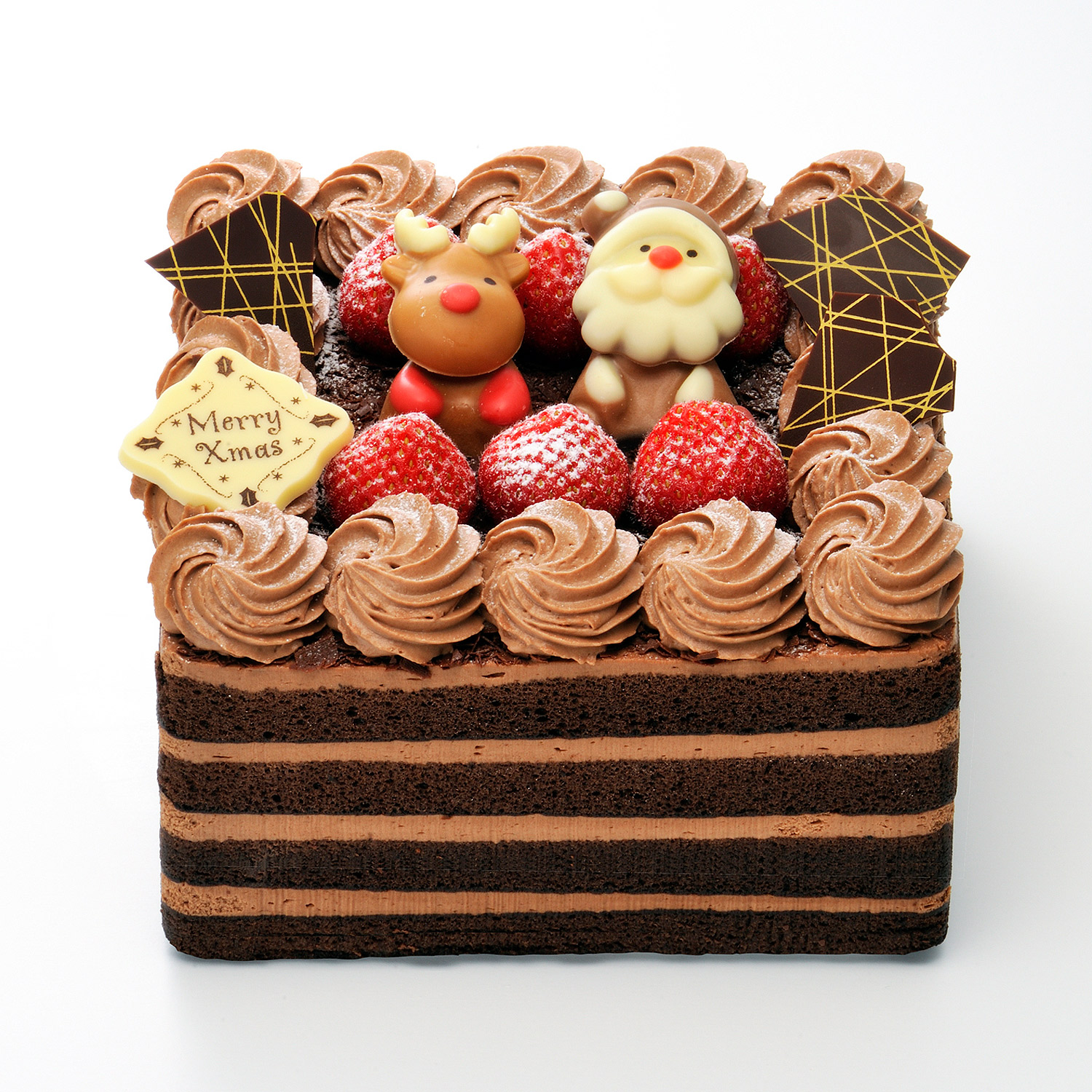 Xmas 5 ろまん亭 クリスマスデコレーション チョコ生クリーム13 5cm さっぽろ店受取 21xmas 60fd 0 ギフト通販なら東急百貨店ネットショッピング