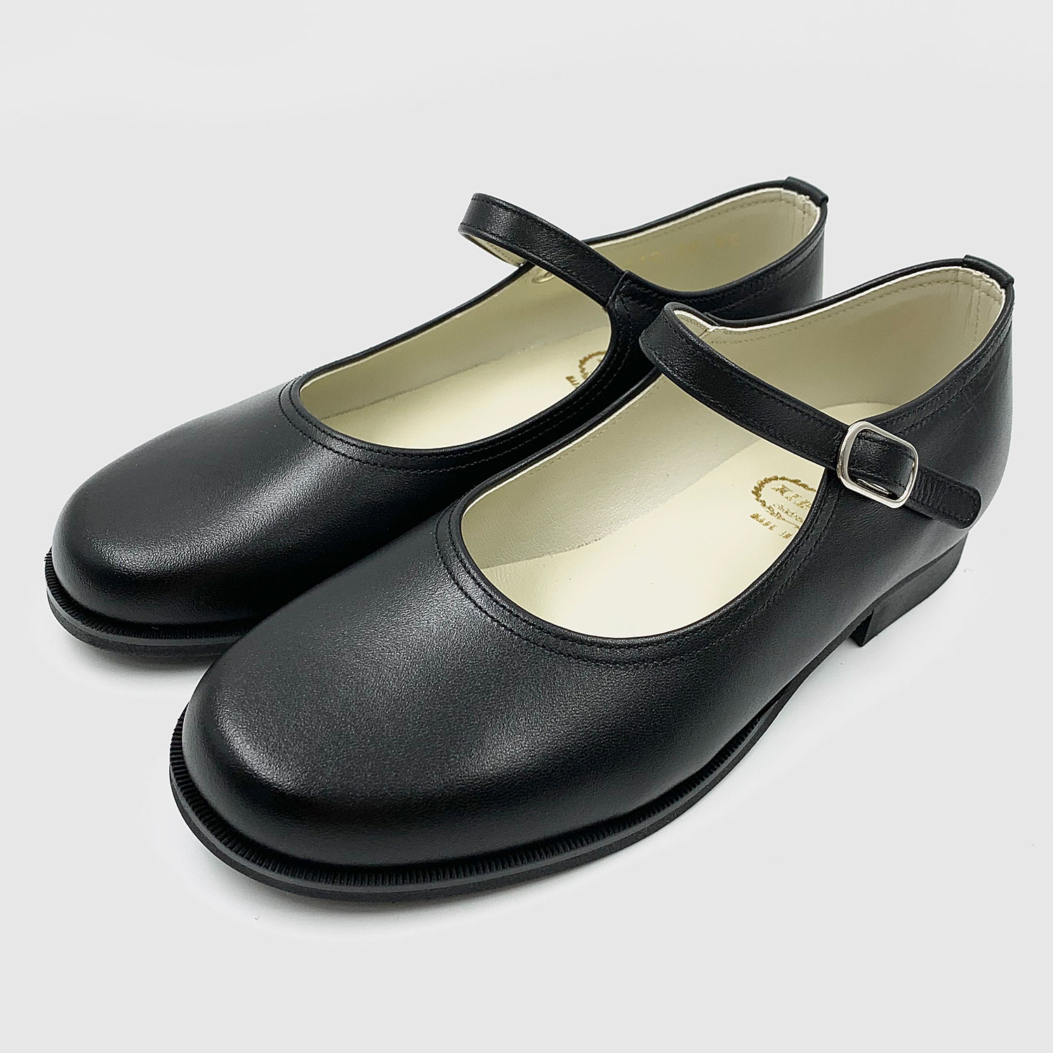 Funami 610 キッドコア 牛革細身ストラップシューズ 21 5 25cm 40bk Funam ギフト通販なら東急百貨店ネットショッピング