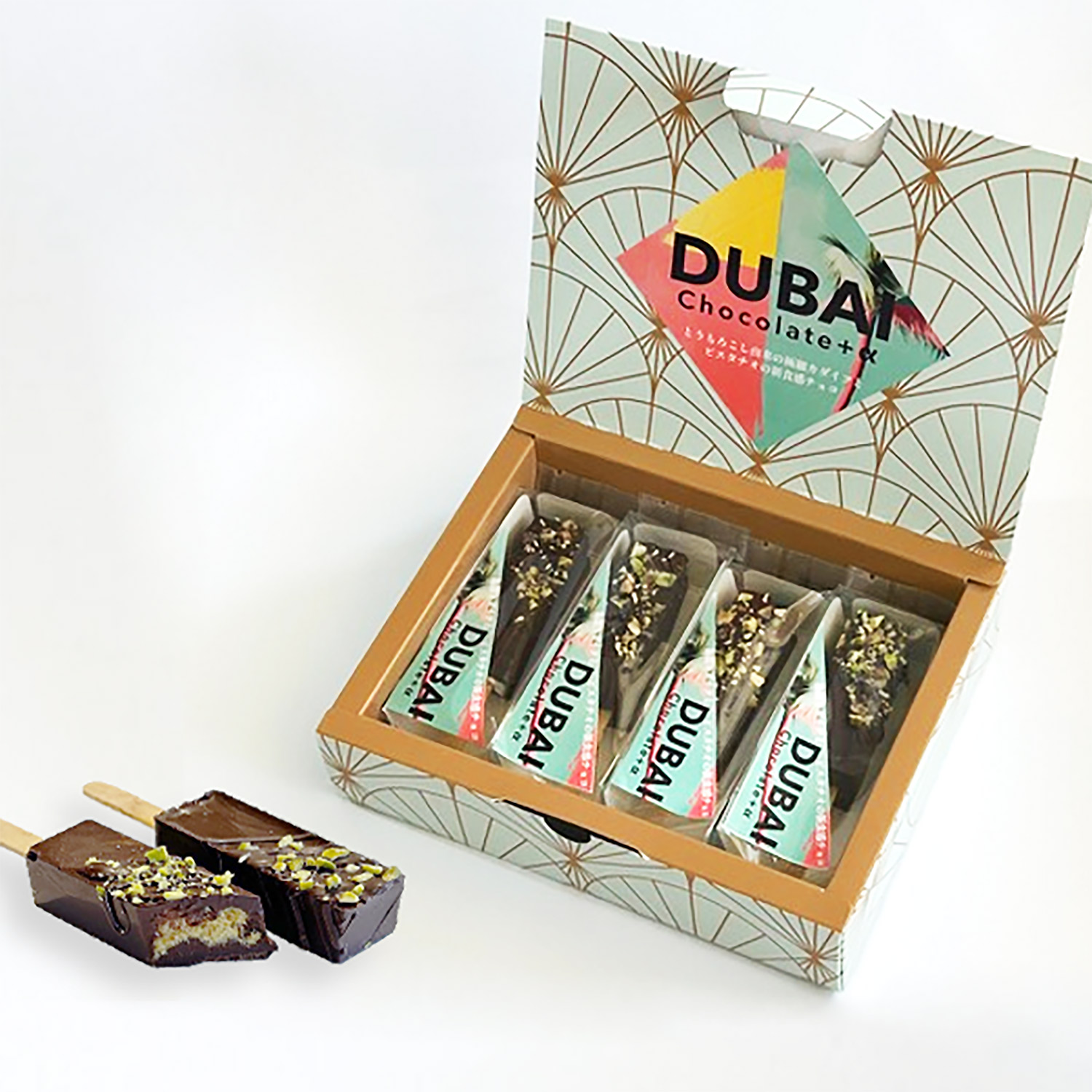 ≪DUBAI Chocolate ＋α（ドバイチョコレートアルファ）≫ドバイチョコレートバー BOX