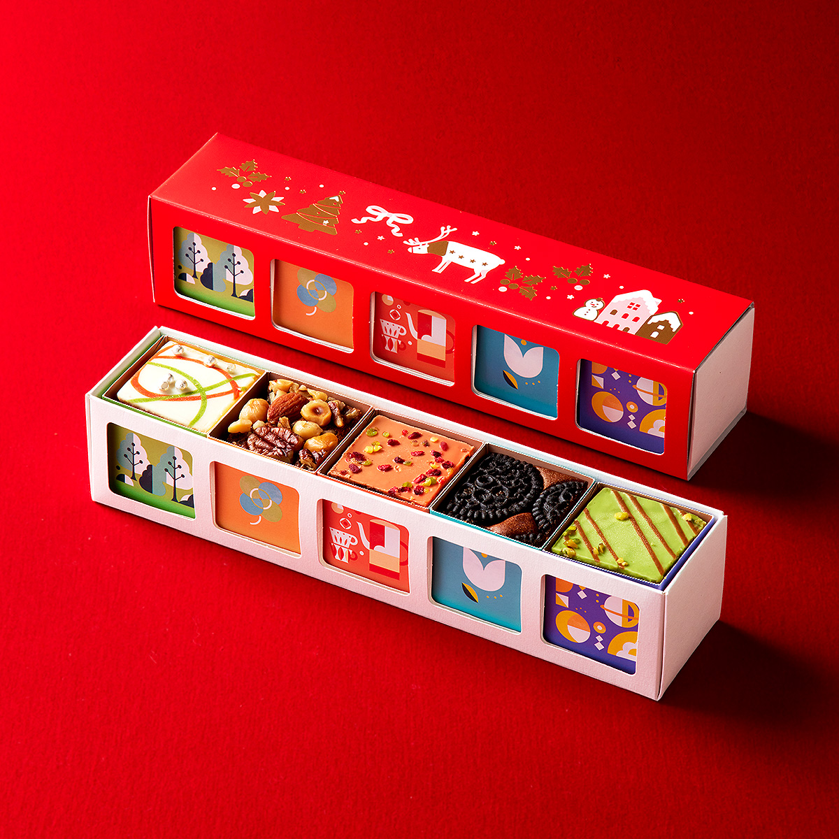 クリスマス　オークション60000円スタート 14日終了 クリスマス≪ナガラタタン≫【クリスマス限定】奏でる積み木5個入り