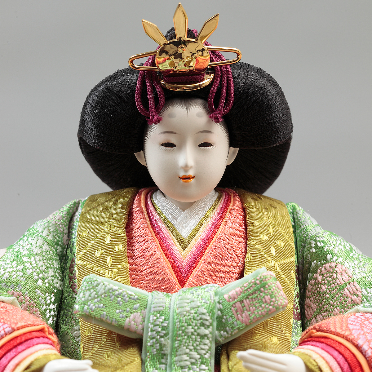 雛人形【19】≪久月≫親王収納飾り 色舞 紅梅(26hina-40-19) | ギフト