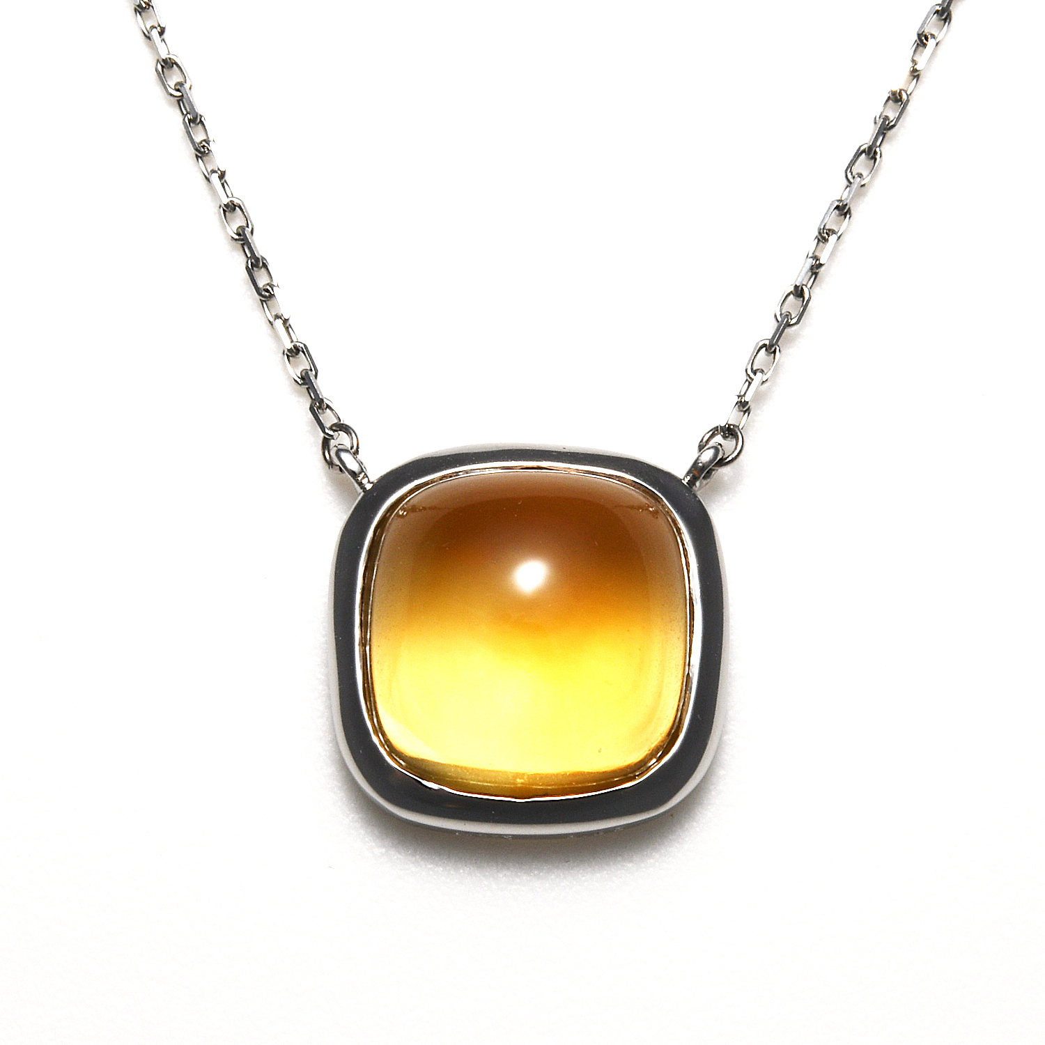 冬の福袋≪東急タイム≫Pt シトリンネックレス(Ksl-SQ5F-2411628  