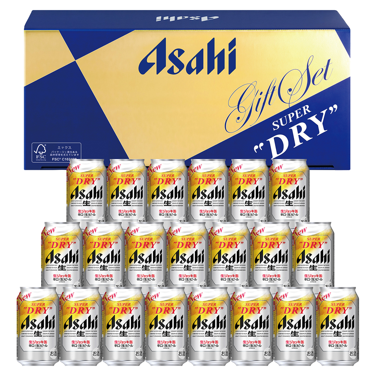 フ*6様 サントリー 生ビール 46本セット お歳暮≪アサヒ≫スーパードライ 生ジョッキ缶ビールセット（SJ-5N