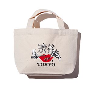 ≪KISS,TOKYO≫くっきー!コラボ渋谷をつまみ食い!トートバッグ S
