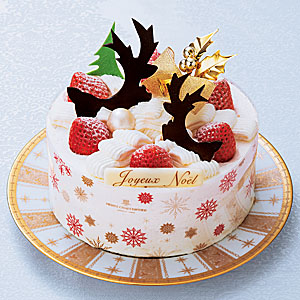 Xmas【53】≪アンリ・シャルパンティエ≫ガトー・フレーズ・ノエル(15cm)