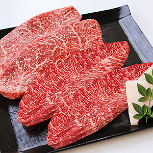 ≪精肉あづま≫国産牛ステーキ食べ比べセット（ミスジ・ランプ） ☆