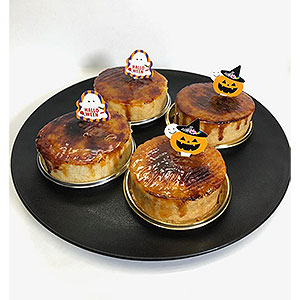 ハロウィンピック付き濃厚ブリュレバウム2種
