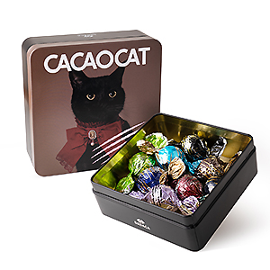 ≪CACAOCAT（カカオキャット）≫CACAOCAT缶ミックス8個入BROWN