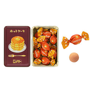 ≪メリーチョコレート はじけるキャンディチョコレート。≫ホットケーキ缶