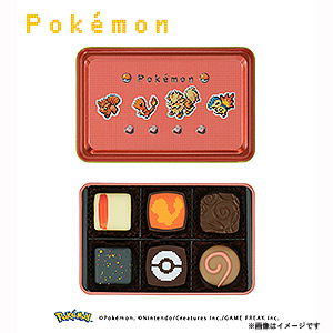≪ポケモン meets メリーチョコレート≫アソートボックス（ほのお）