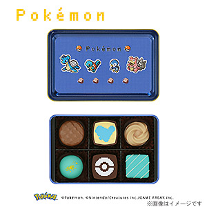≪ポケモン meets メリーチョコレート≫アソートボックス（みず）