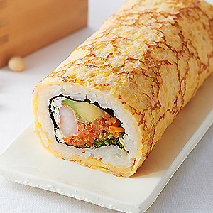 二子玉川 東急フードショー受取〈グリーン・グルメ〉野菜と愉しむ 海老とアボカドの福恵方巻き