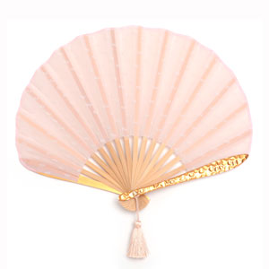 ≪西川庄六商店≫minamo扇子 桃色（ピンク）