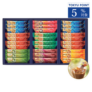 お中元≪トワイニング・バンホーテン・辻利・匠≫スティック バラエティ ギフト（PSC-30F）