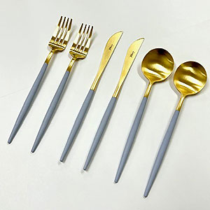 Cutipol（クチポール）≫GOAbバイオレットゴールド ペアディナーセット