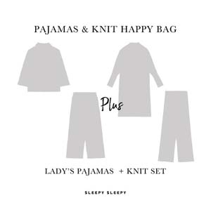 ≪SLEEPY SLEEPY≫PAJAMAS & KNIT HAPPY BAG