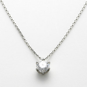 ≪東急タイム≫Ptダイヤモンドネックレス B