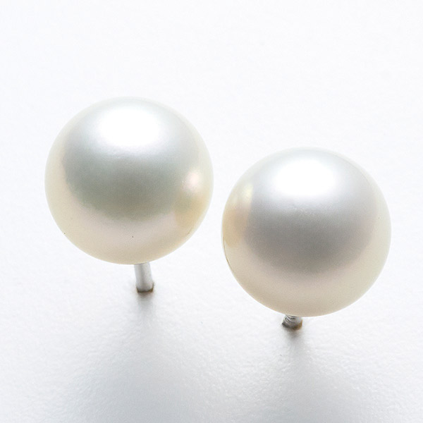 ≪東急タイム≫K14WG アコヤパールピアス